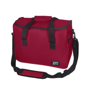 CabinFly Economy 40x30x20 cm – Carry-On Bag for Ryanair, Wizz Air, Vueling & Transavia, 24L, Red