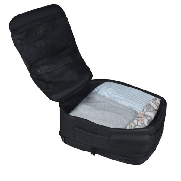 CabinFly Pacemaker 40x30x20 cm Expandable to 40x30x25 cm Backpack Eurowings Cabin Bag Carry-on Black For Smartwings, Wizzair, Transavia, Vueling - Image 3
