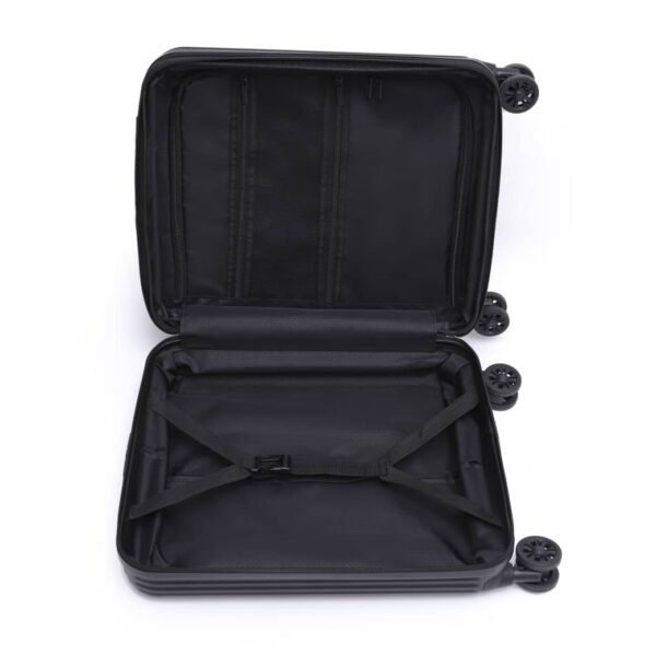 CabinFly Cruisair Expandable 55x40x23 Wizzair Suitcase Black 55x40x23cm Lufthansa, Turkish Airlines, SAS, Finnair, Austrian Airlines, LOT - Image 4