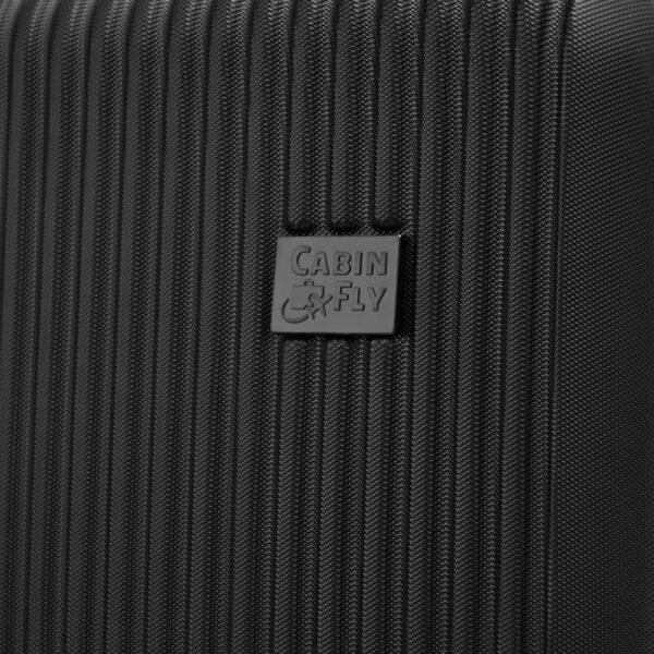 CabinFly Cruisair Expandable 55x40x23 Wizzair Suitcase Black 55x40x23cm Lufthansa, Turkish Airlines, SAS, Finnair, Austrian Airlines, LOT - Image 8