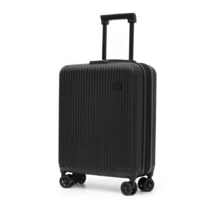 CabinFly Cruisair Expandable 55x40x23 Wizzair Suitcase Black 55x40x23cm Lufthansa, Turkish Airlines, SAS, Finnair, Austrian Airlines, LOT