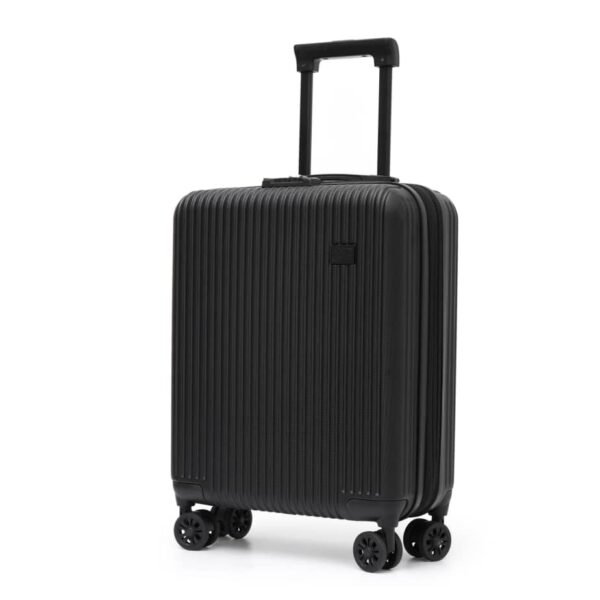 CabinFly Cruisair Expandable 55x40x23 Wizzair Suitcase Black 55x40x23cm Lufthansa, Turkish Airlines, SAS, Finnair, Austrian Airlines, LOT