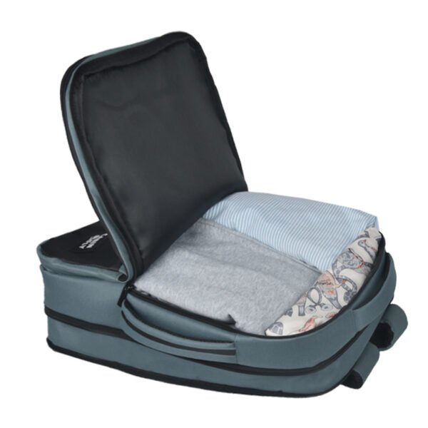 CabinFly Bellanca 40x30x10cm Expandable to 40x30x15cm Backpack Personal Item Cabin Bag Carry-on BlueFor Lufthansa, airBaltic, Austrian Airlines, Brussels Airlines, Swiss International Airlines - Image 9