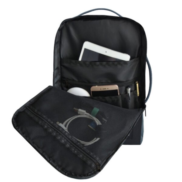 CabinFly Bellanca 40x30x10cm Expandable to 40x30x15cm Backpack Personal Item Cabin Bag Carry-on BlueFor Lufthansa, airBaltic, Austrian Airlines, Brussels Airlines, Swiss International Airlines - Image 8
