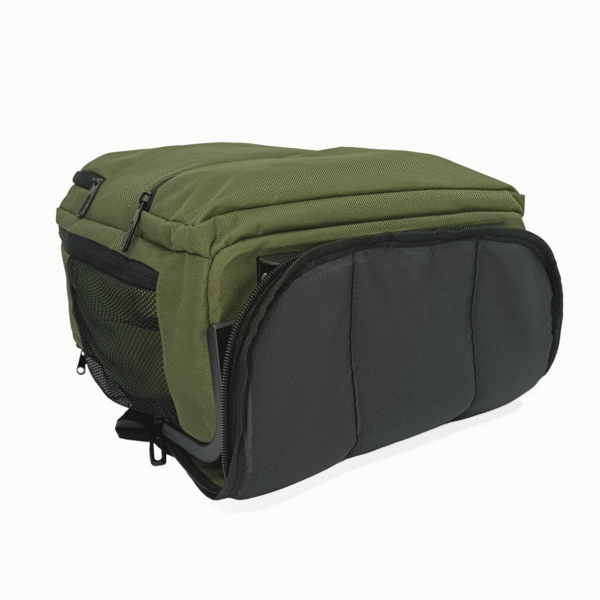 CabinFly Aircruiser Hybrid 40x30x20 Ryanair and Wizzair Backpack with Wheels Carry-on Luggage For Transavia and Vueling Green - Image 12