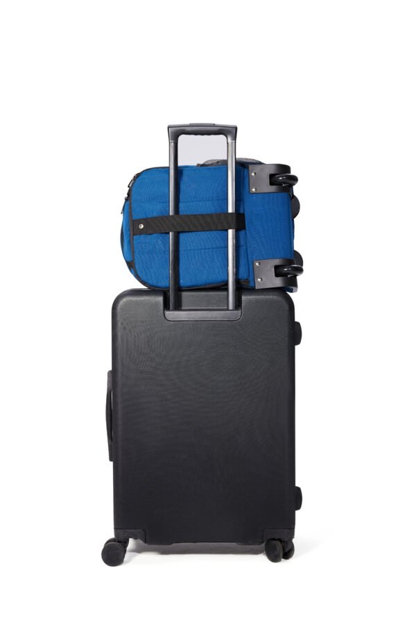 CabinFly Aircruiser Hybrid 40x30x20 Backpack with Wheels For Ryanair Wizzair Transavia Vueling Carry-on Luggage Blue - Image 12