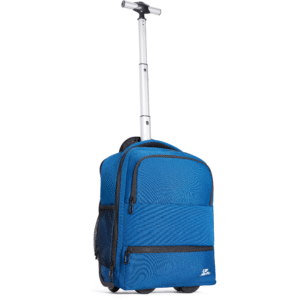 CabinFly Aircruiser Hybrid 40x30x20 Backpack with Wheels For Ryanair Wizzair Transavia Vueling Carry-on Luggage Blue