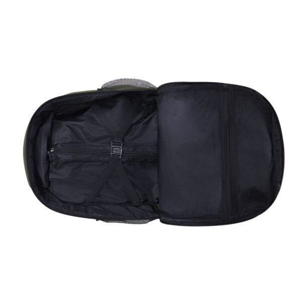 CabinFly Aircruiser Hybrid 40x30x20 Ryanair and Wizzair Backpack with Wheels Carry-on Luggage For Transavia and Vueling Green - Image 4